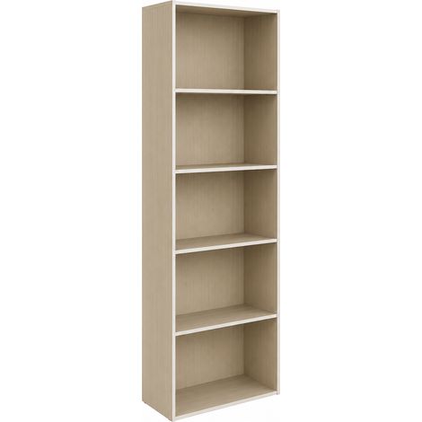 Libreria soggiorno 4 Ripiani Avana 50x22,8x157,4 cm (1/5)