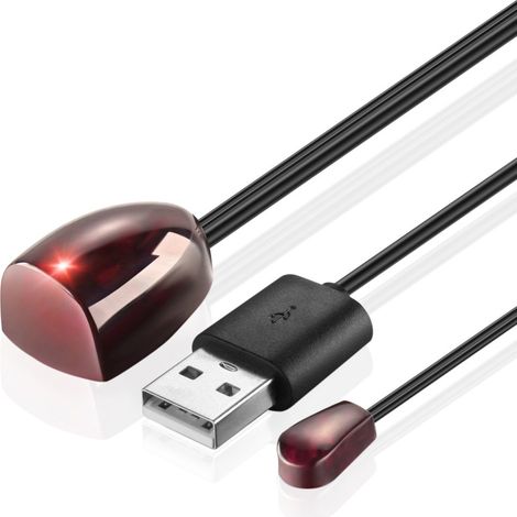 3 m Verlängerungskabel für Infrarot-Fernbedienung, IR-Repeater-Kabel, Infrarot-Signalempfänger und IR-Sender – 3 Meter, Funkempfänger für die Motorisierung (1/5)