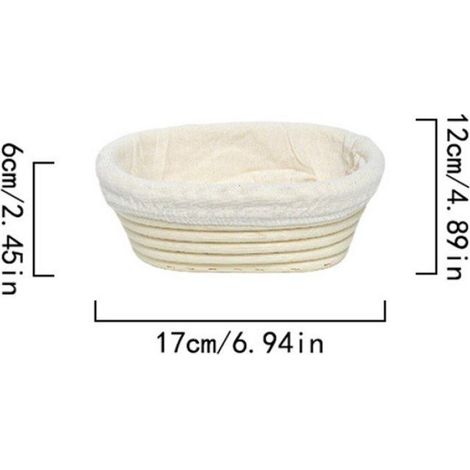Corbeille à pain en rotin naturel, 17 cm (1/5)