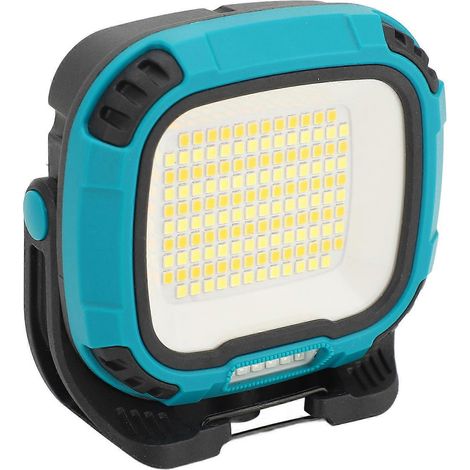 Multifunktionale Arbeitsleuchte mit Klappständer, tragbarer COB-Flutlichtstrahler mit Powerbank für Outdoor-Camping