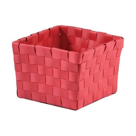 Panier de rangement 14x14x9cm Rouge MSV