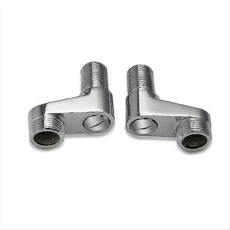 Set mit 2 Badewannenarmatur-Adaptern, verstellbarem Schwenkarm, 25 mm und 20 mm, Duscharmatur, Badezimmerarmatur, Mischbatterie aus massivem Messing B-YUHAO (1/5)