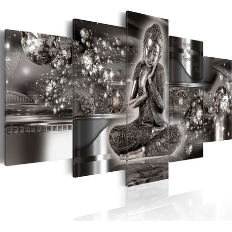 Quadro - Serenita' argento - 200x100 (1/4)