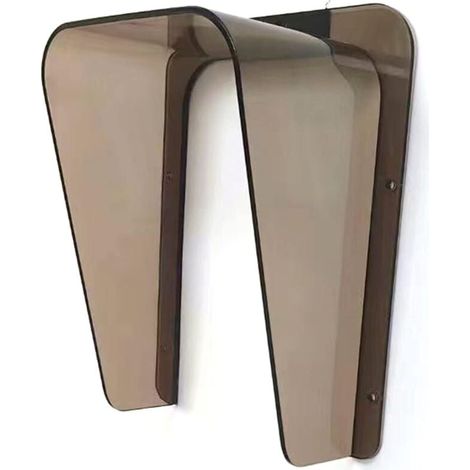 CSPARCV Copertura antipioggia per campanello, Copertura antipioggia per videocitofono, Plastica 13,5 cm x 19,5 cm, Protezione da pioggia e sole, Adatta per telecamere, campanelli e citofoni (1/4)