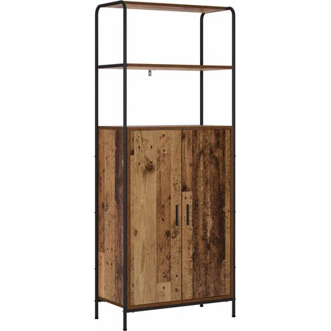 Credenza Legno antico 40 x 33 x 161 cm Legno ingegnerizzato vidaXL (1/5)