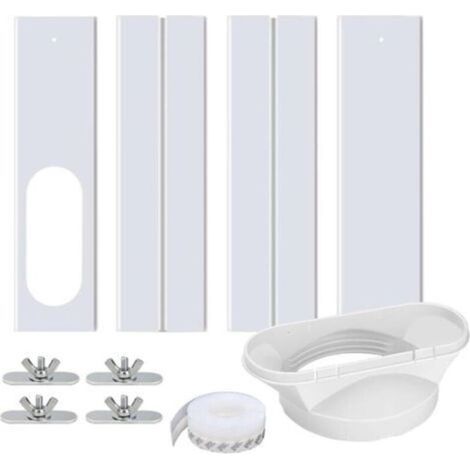 Türdichtung für tragbare Klimaanlagen mit universellem 13/15 cm Adapter, Sicherheitsverriegelung und Dichtung für tragbare Klimaanlagen/Luftentfeuchter an Tür/Fenster (1/5)