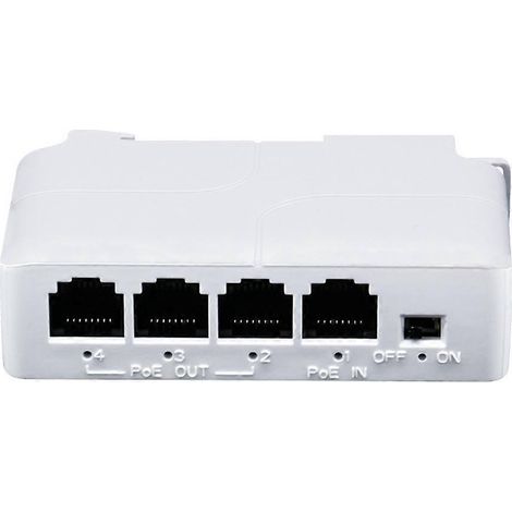 1 bis 3 Port 10/100M PoE Repeater, kompatibel mit dem IEEE 802.3af Standard für IP-Übertragungserweiterung, kompatibel mit PoE-Switches, NVRs und IP-Kameras.