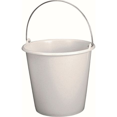 Secchio per la casa grigio maculato 5l