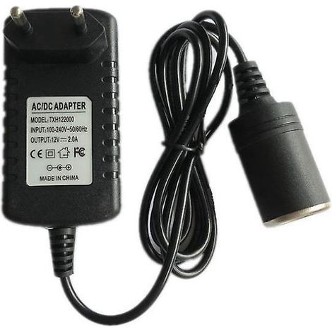 12v2a Adaptateur Secteur De Mgot De Cigarette De Voiture Standard Europen (1/5)