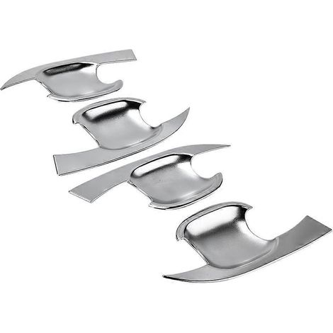 4-teiliges Set Türgriffmulden-Abdeckungen für MG ZS 2017-2018, Silber (1/5)