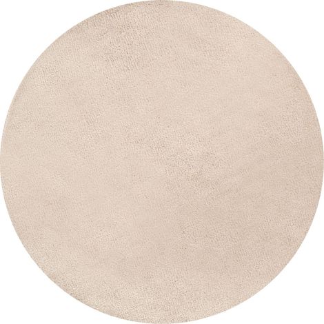 Tappeto shaggy beige chiaro tondo ø 140 cm Demre (1/5)