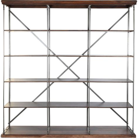Estanteria Sheesham Metal 213X43X220 Marron (1/5)
