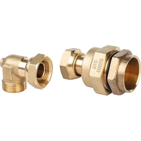 Coude 90° de transition PLT Flexiclic clap Chuchu Decayeux - Femelle - Joint plat - DN 25 (1/2)