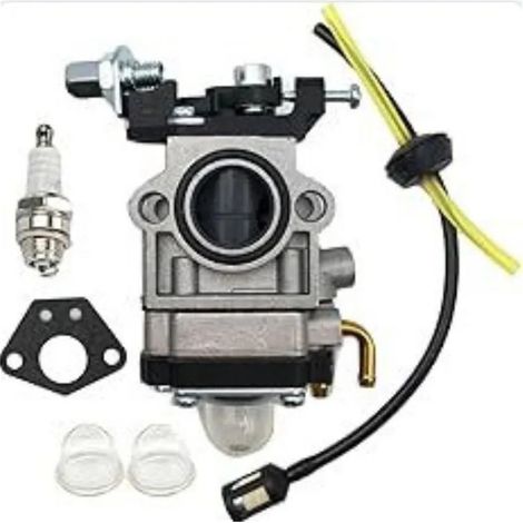 Kit carburateur et bougie pour débroussailleuse/coupe-bordures 40-5 (moteur 4 temps) – Pièces de rechange et accessoires universels (lot de 6)