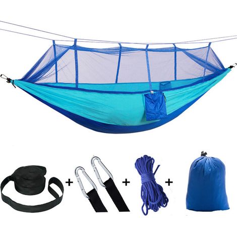 Ultraleichte Reise-Camping-Hängematte mit Moskitonetz, Tragkraft 300 kg, C (1/5)