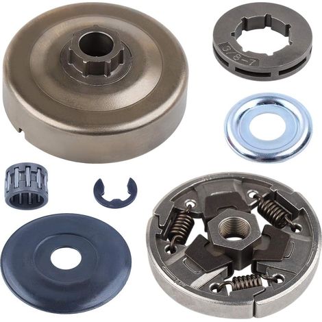 3/8"-7T Pignone Tamburo della Frizione Cuscinetto Kit per Motosega Stihl MS270 MS280 MS261C MS281 Copri rondella Clip Parti di Ricambio 1121160 2051 (1/5)