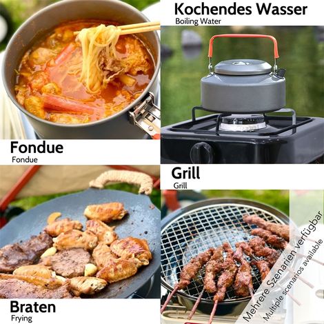 Campingkocher / Gaskocher - 1-flammig - Schwarz (1/5)