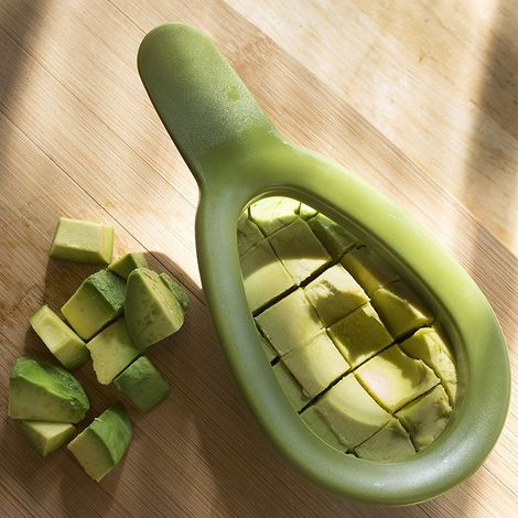Avocadoschneider aus Edelstahl, Schneidewerkzeug, Obsttrenner, Küchenhelfer (1/5)