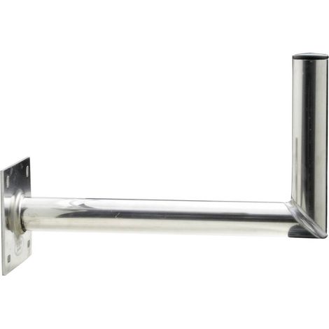 Support mural pour antenne satellite WAH45A001 – Aluminium – Ecartement 45 cm – Résistant jusqu'à 190 km/h – Fixation murale – Schwaiger