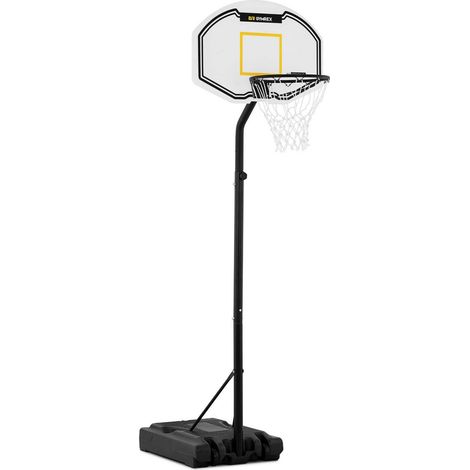 Canestro da basket autoportante tabellone per bambini e adulti accessorio per interni/esterni da 190 a 260 cm 140002623