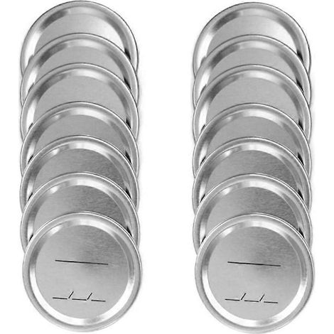 Standard-Öffnungsdeckel für Ball/Kerr-Einmachgläser, silberfarben, 14er-Packung (1/5)