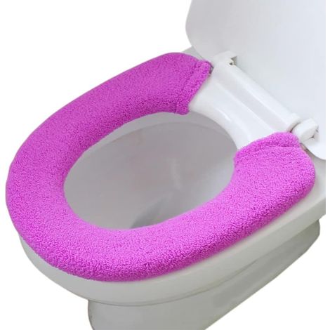 Universeller, waschbarer WC-Sitzbezug – Warmer WC-Sitzbezug fürs Badezimmer – Weich
