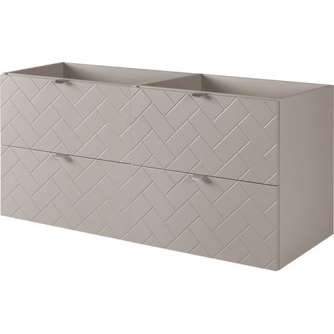 Mobile da bagno, Cashmere, 120 x 57 x 46 cm, Maniglie Argento (1/4)