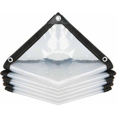 housse imperméable pour mobilier de jardin -Tissu isolant pour plantes -150x150centimètre-transparentPVC -Protection UV (1/5)