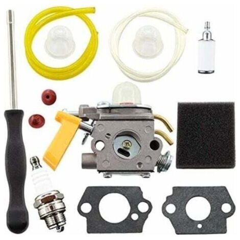 Kit de carburateur pour Ryobi RBC30SESA RBC30SBSA RLT30CESA RLT30SESA RPR3025JA Remplacer ZAMA C1U-H60D Ryobi et Homelite 26cc et 30cc Tondeuse et débroussailleuse