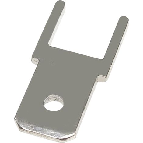 4.8 Connecteur femelle pour circuit imprimé, borne à fil, connecteur pressé à froid, gaine à ressort, plaque à souder, insert étendu de 4,8 mm (14,12 mm), épaisseur de 0,8 mm