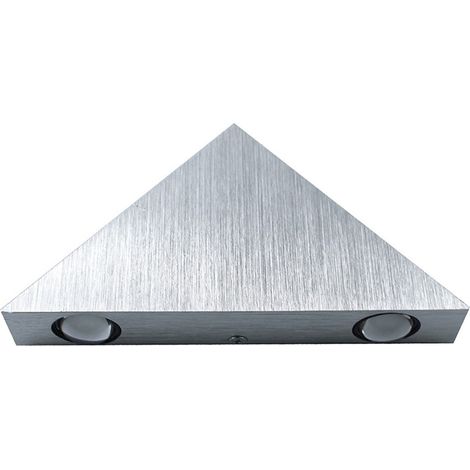 Applique Murale - Triangle - Aluminium - 3 W - Blanc Chaud - Intérieur (1/5)