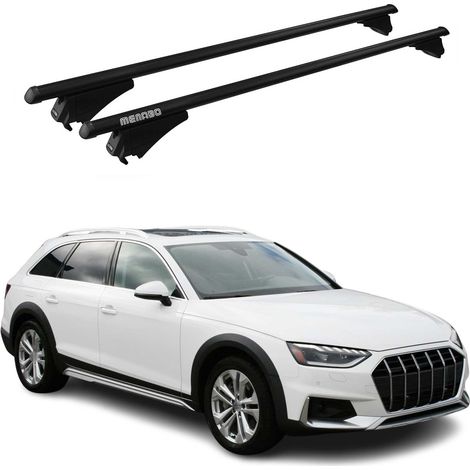 OMAC Tiger Barres de Toit transversales pour Audi A4 Avant Allroad 2016-2025 Noir (1/5)