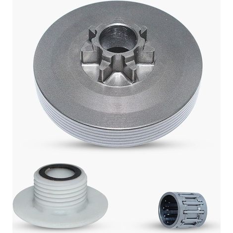 325" - Engranaje helicoidal de tambor de embrague de 7 dientes para motosierra china 4500 45cc 5200 52cc 5800 58cc (piezas de repuesto)