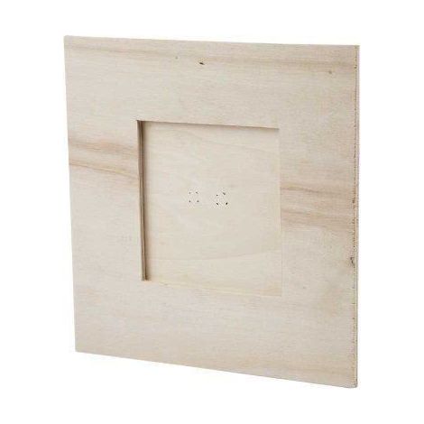 Cadre photo - Plywood - 16x16 cm - Couleur triplex - Style contemporain - 1 photo