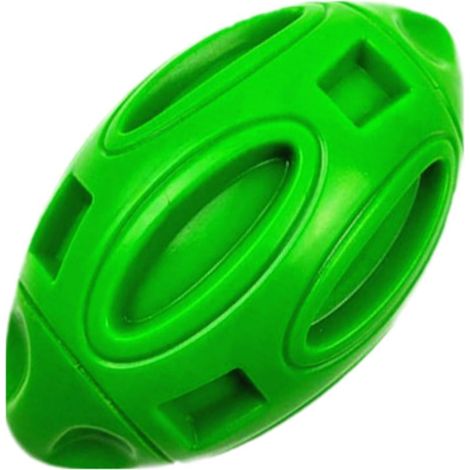 Jouet Chien Balles Squeaky En Caoutchouc Naturel Pour Chiens Moyens Et Grands - 14 cm - Vert Orange Bleu - 1 Pièce (1/5)