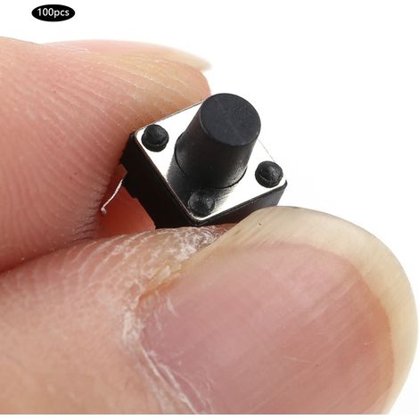 100 Stück Mini-Mikroknöpfe (6 x 6 x 7 mm) - Touch-Tasten (1/5)
