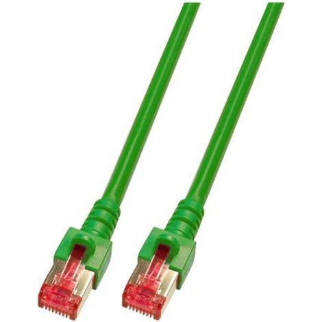 Cordon de brassage RJ45 S/FTP cat. 6 LSZH vert 2 m