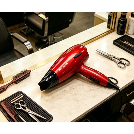 Sèche-cheveux voyage compact Aigostar 1500W pliable léger, chaud froid réglable, nomade fonctionnel pour voyages