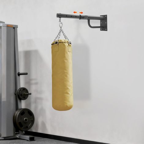 Punch Bag Wall Mount Heavy Duty Stand, Adjustable Length Punch Bag Suspension for Home Gym, Punch Bag Holder with 360° Silent Swivel Hook - Load Capacity 150 kg (1/5)