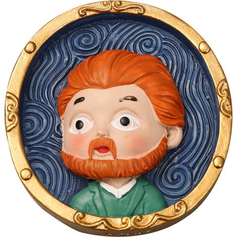 Aimant frigo mignon, personnage cartoon exquis, adhésif résine écologique pour décoration intérieure (1/5)