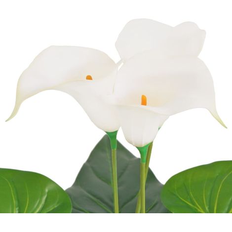 Plante artificielle avec pot Lis Calla 45 cm Blanc CFW488619 (1/2)