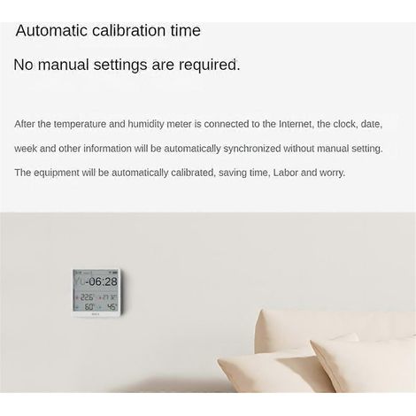 TH3 Thermomètre et hygromètre électronique couleur or champagne -- (1/5)