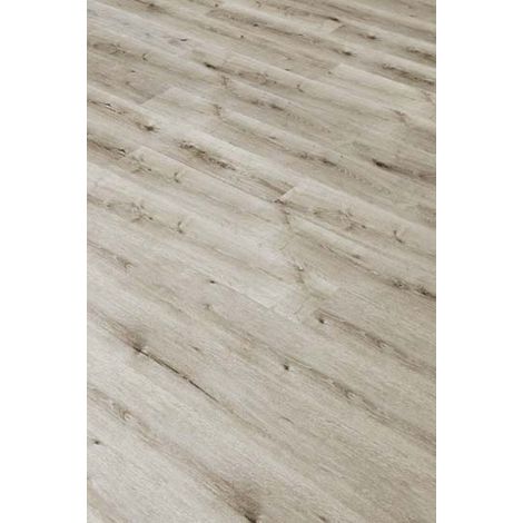 PAVIMENTO VINILICO SPC AD INCASTRO POLVERE DI PIETRA 4,5 MM ROVERE GRIGIO NIMES 2,184 MQ