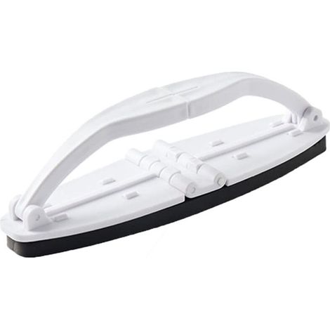 Brosse de nettoyage pliable et multifonctionnelle pour plaques de cuisson, blanche (1/5)