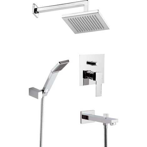 Set doccia all quadro - serie wellness qubika (1/4)