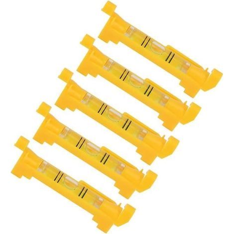 Vvikizy 5-Piece Rope Line Spirit Level Mini Rope Spirit Level Hanging Line DIY Spirit Level Tracing (1/4)