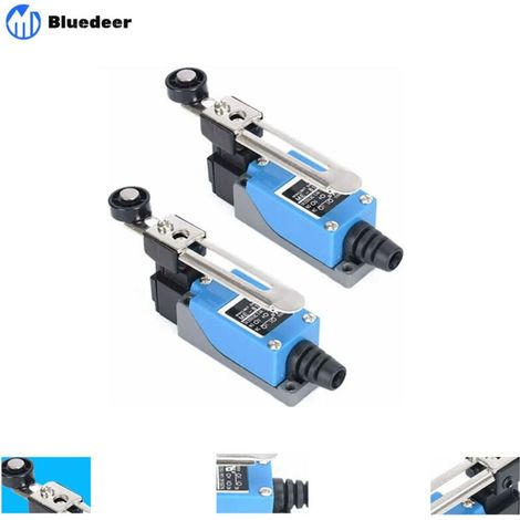 2 Stück ME-8108 Rollenhebel-Endschalter CNC-Endschalter Rollenhebel-Endschalter für elektrische Steuerschalter in der mechanischen und anderen Industrien (1/4)