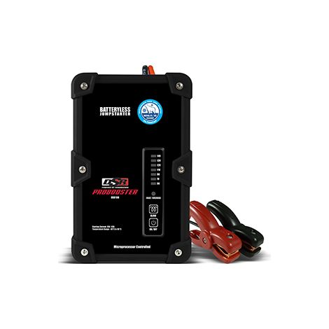 Sistema di precarica rapida senza batteria Ceteor fornendo 12V e 450A tramite cavo di alimentazione da 12V tipo accendisigari. Voltmeter
