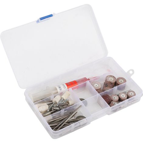 Lot de 50 pièces accessoires pour perceuse graveuse polissage métal - Kit outil rotatif multifonction (1/5)