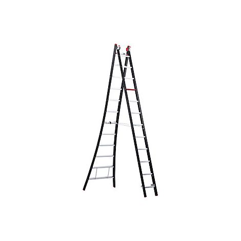 Altrex  Scala multiuso NEVADA  2 elementi  nero  2 x 12 pioli